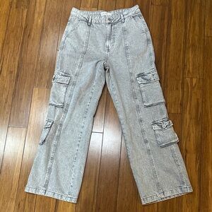 Primark Gray Denim Jeans High Rise